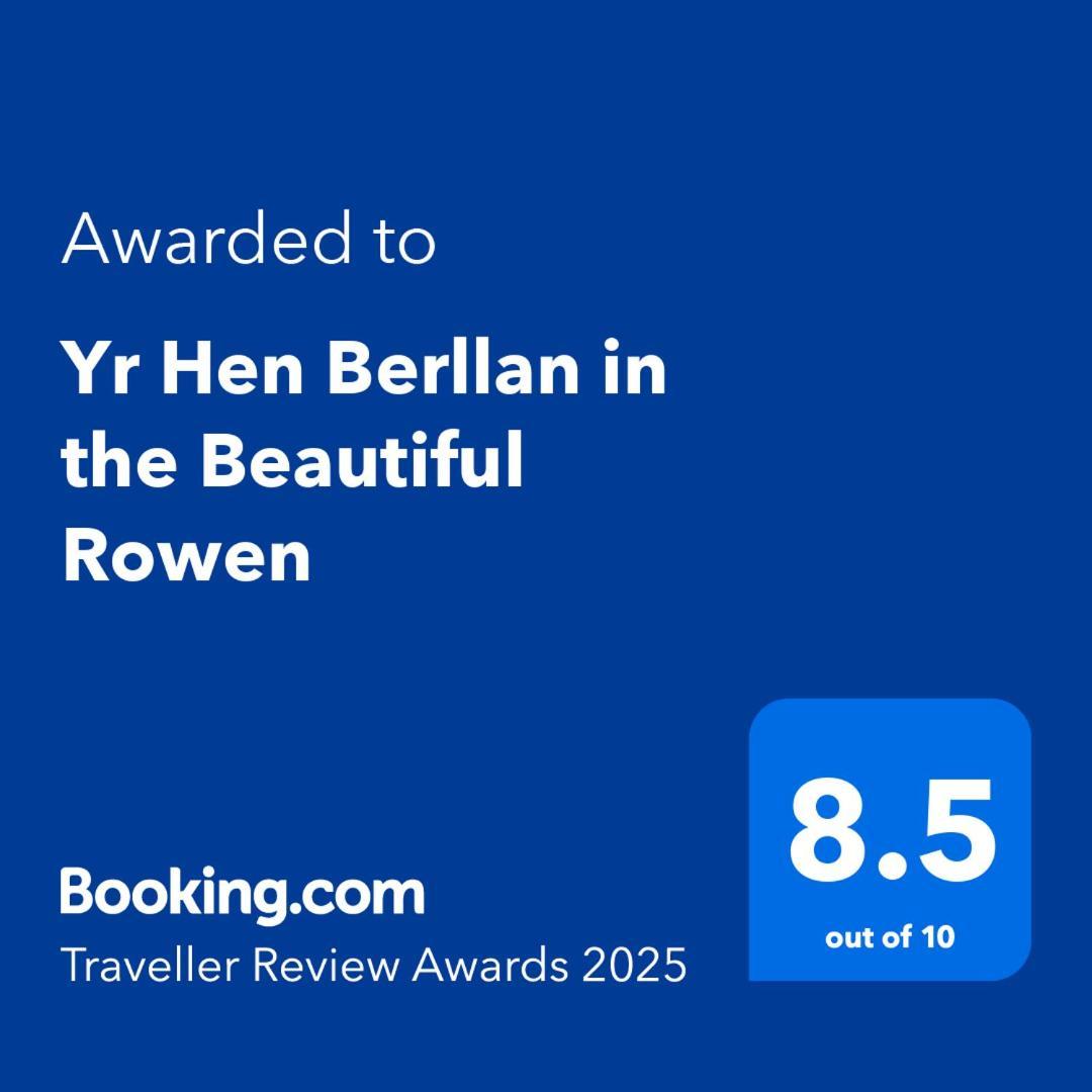 Yr Hen Berllan In The Beautiful Rowen Villa Conwy Exterior foto